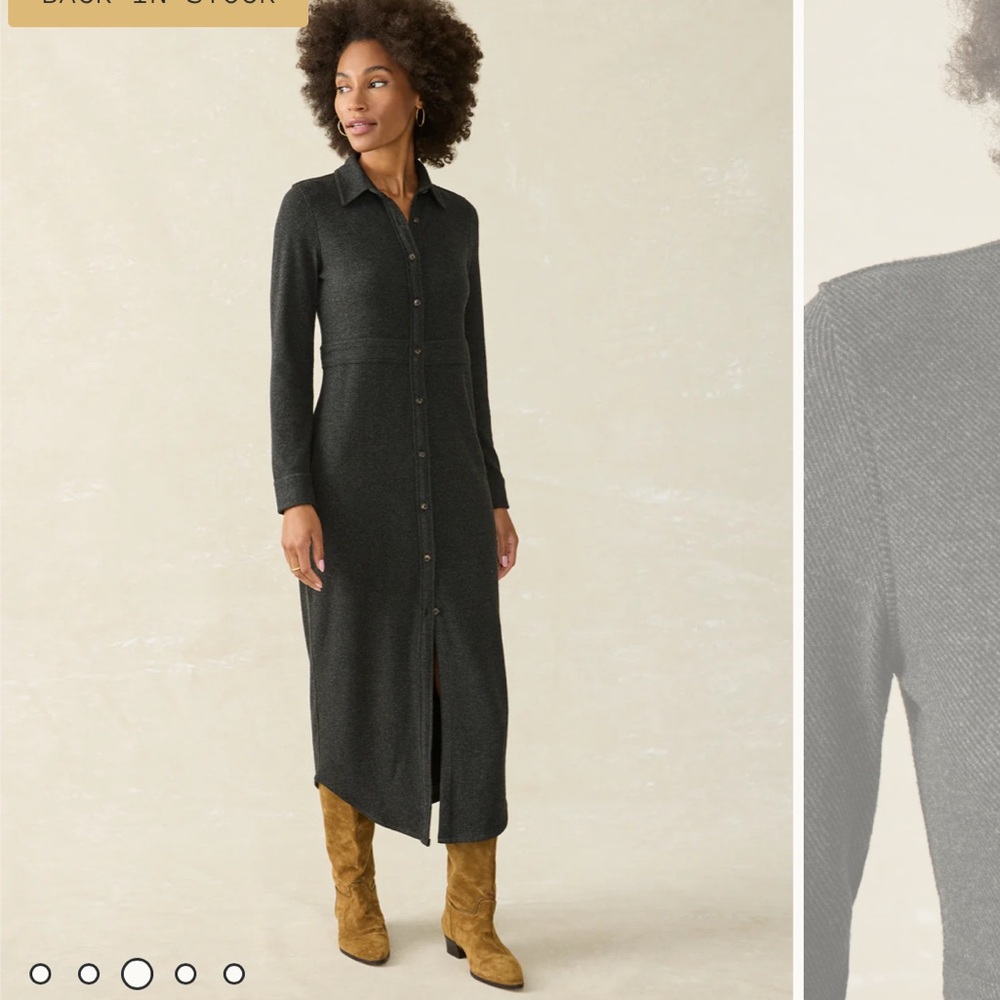 Faherty legend sweater maxi dress, sz small